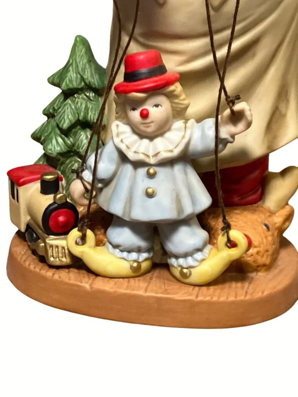 Santas Puppet Show Figurine Home Interiors Collectible Holiday Decor 1997